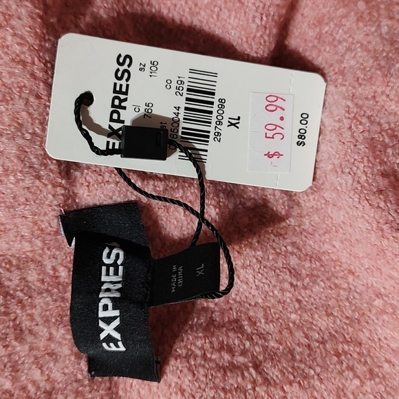 Express Pink Knit Sweater Skirt Size XL - Picture 3 of 5